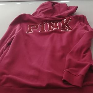 PINK zip up hoodie